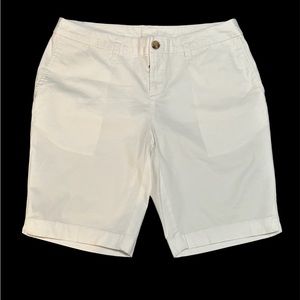 faded glory white shorts size 6